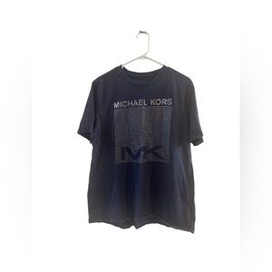 Michael Kors Dark Blue Graphic Tee